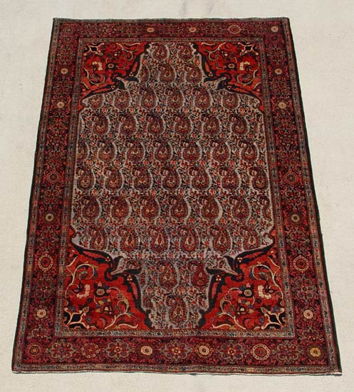 Appraisal: SEMI ANTIQUE SAROUK CARPET Approx ' '' x ' ''