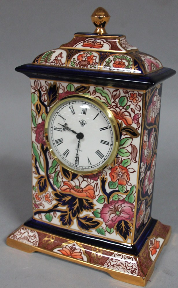 Appraisal: A Mason's Ironstone Imperial clock Penang pattern limited edition no