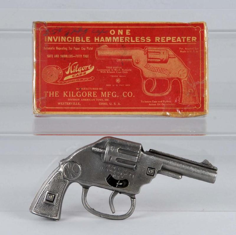 Appraisal: Kilgore Invincible Cap Gun Description Working very loosely Includes original