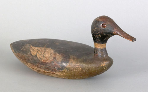 Appraisal: Merganser duck decoy attributed to Martha's Vineyard early th c