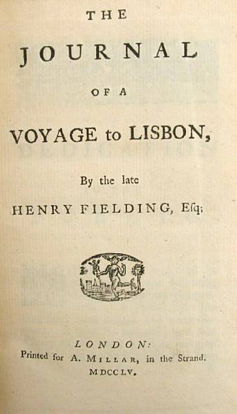 Appraisal: FIELDING HENRY - The Journal of a Voyage to Lisbon