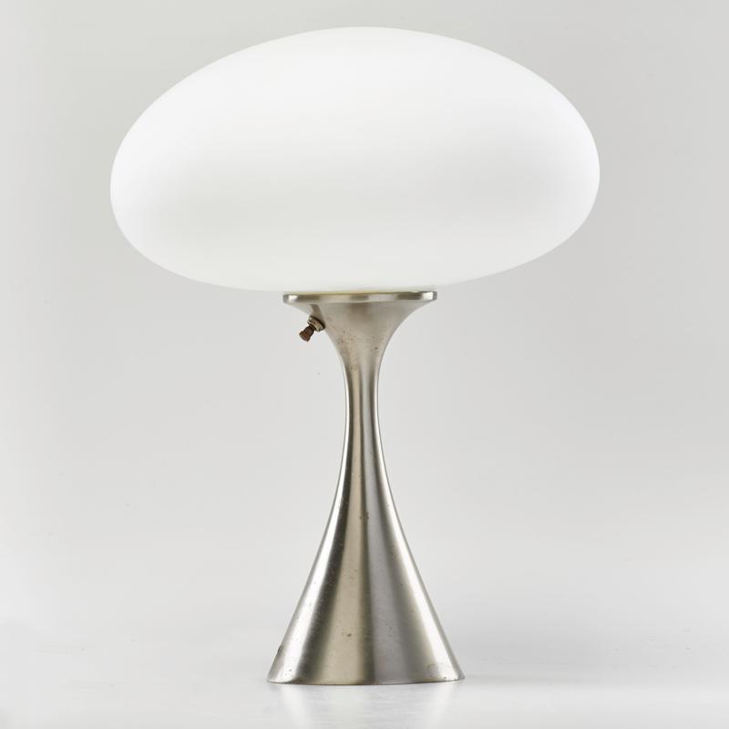 Appraisal: BILL CURRY LAUREL LAMP CO Mushroom table lamp Newark s