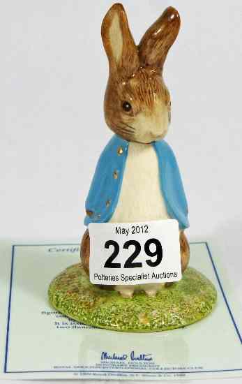 Appraisal: Beswick Beatrix Potter Figure Sweet Peter Rabbit Special Gold Edition