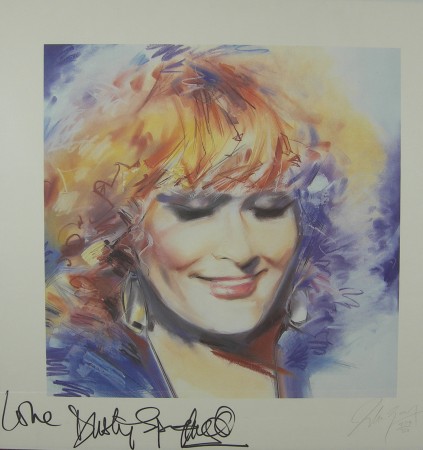 Appraisal: JOHN GEARY CONTEMPORARY DUSTY SPRINGFIELD Screenprint indistinctly signed and numbered