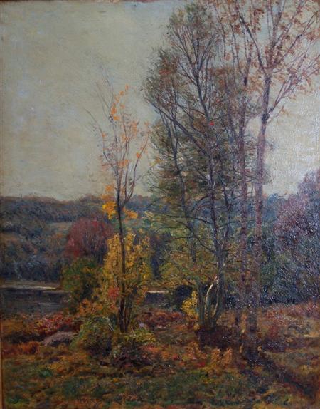 Appraisal: Edward Parker Hayden American - Through the Birches Estimate -