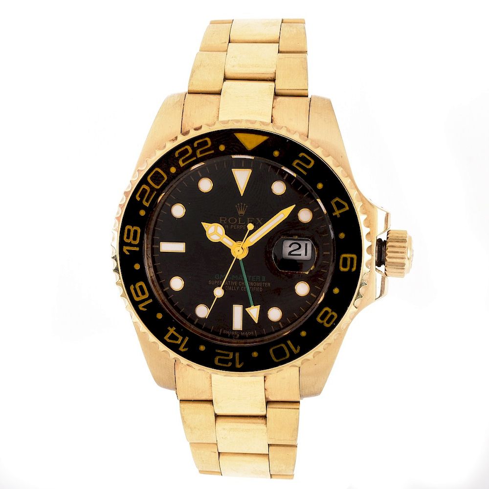 Appraisal: Rolex Replica Watch Rolex GMT Master mm Replica Watch with