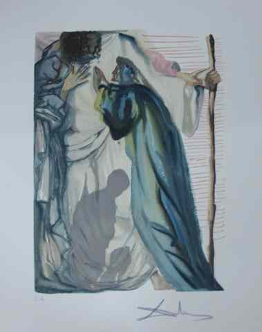 Appraisal: ATTRIBUTED TO SALVADOR DALI COLOR LITHOGRAPH Spain - titled from