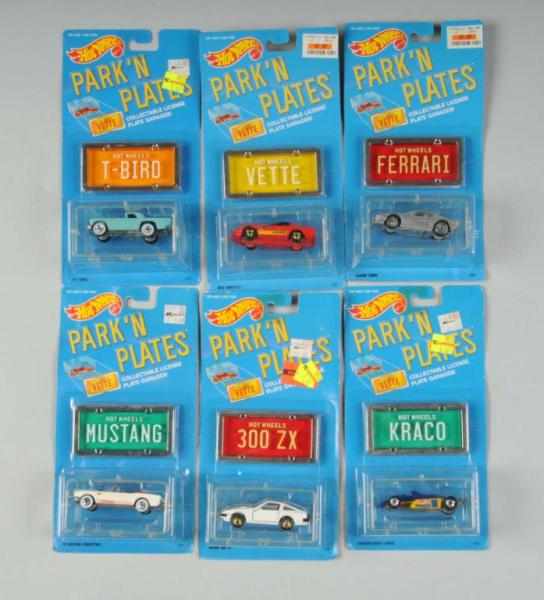 Appraisal: Lot of Mattel Hot Wheels Park 'N Plates Description Includes