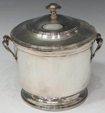 Appraisal: American sterling silver ice bucket Worden-Munnis Co Boston Massachusetts mid