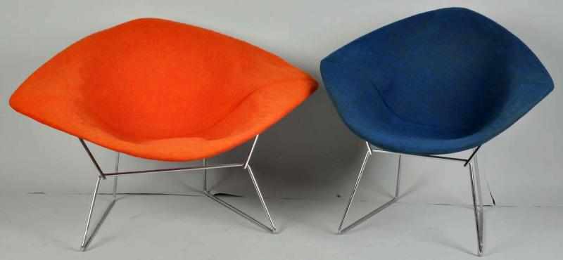 Appraisal: Lot of Modern Chairs Description Includes two original Knoll Bertoia