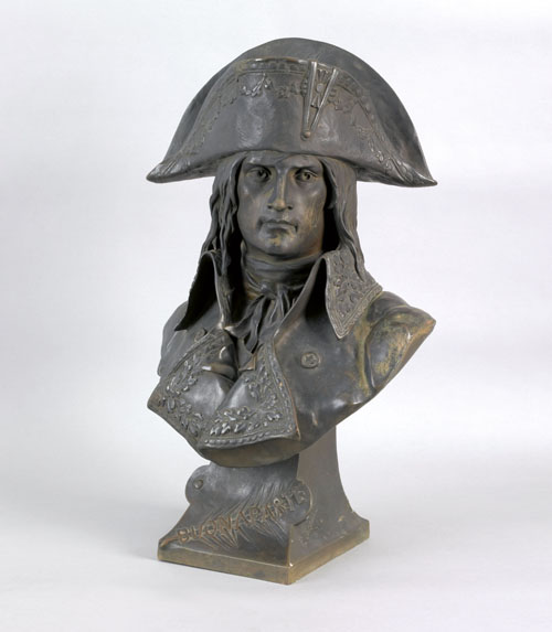 Appraisal: Emile Louis Picault French - bronze bust of Napoleon inscribed