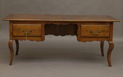 Appraisal: Louis XV-Style French Provincial Bureau Plat