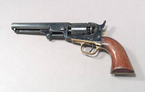 Appraisal: A Colt Model Pocket percussion revolver Serial no for caliber