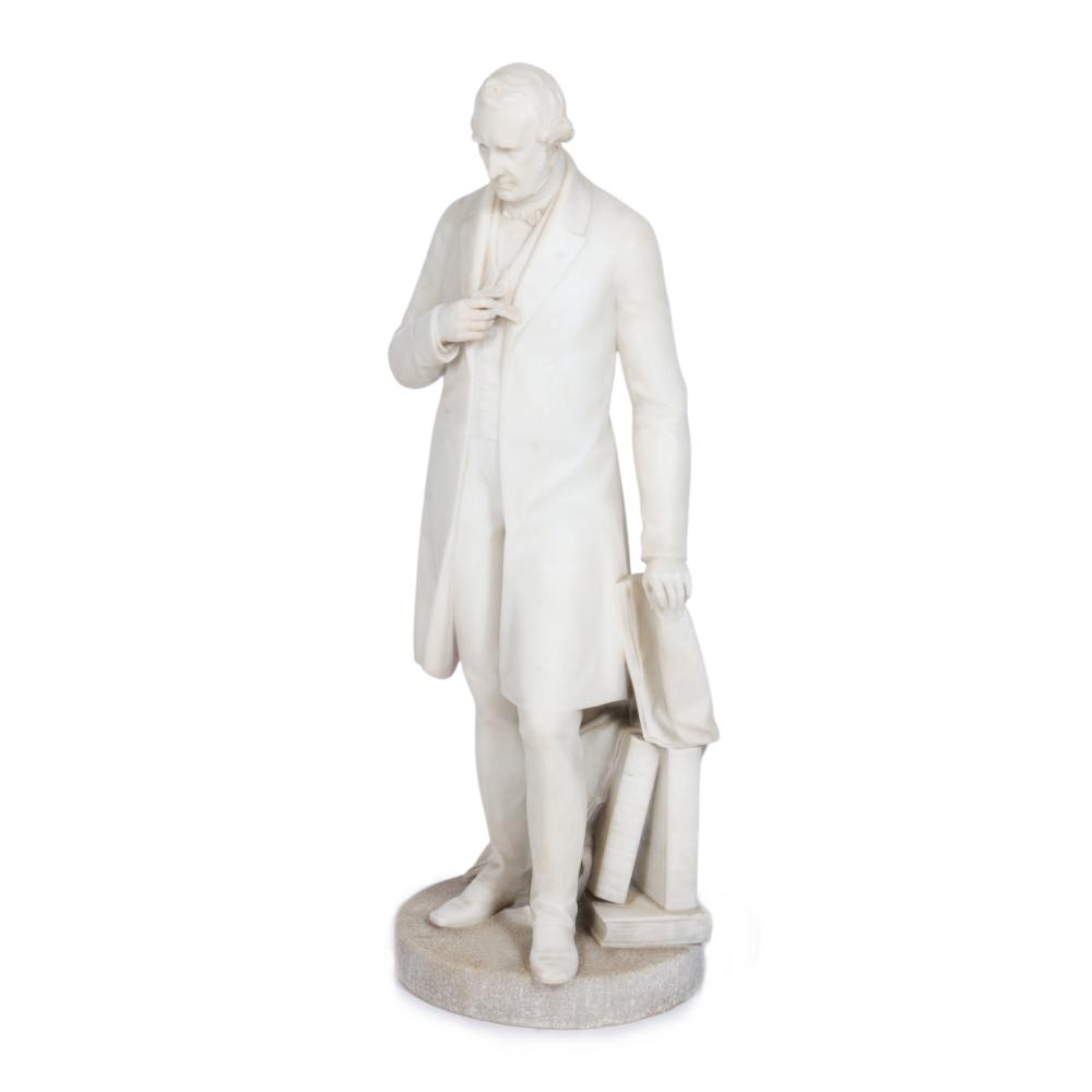 Appraisal: MATTHEW NOBLE ENGLAND - STATUE OF SIR WILLIAM FAIRBAIRN WHITE