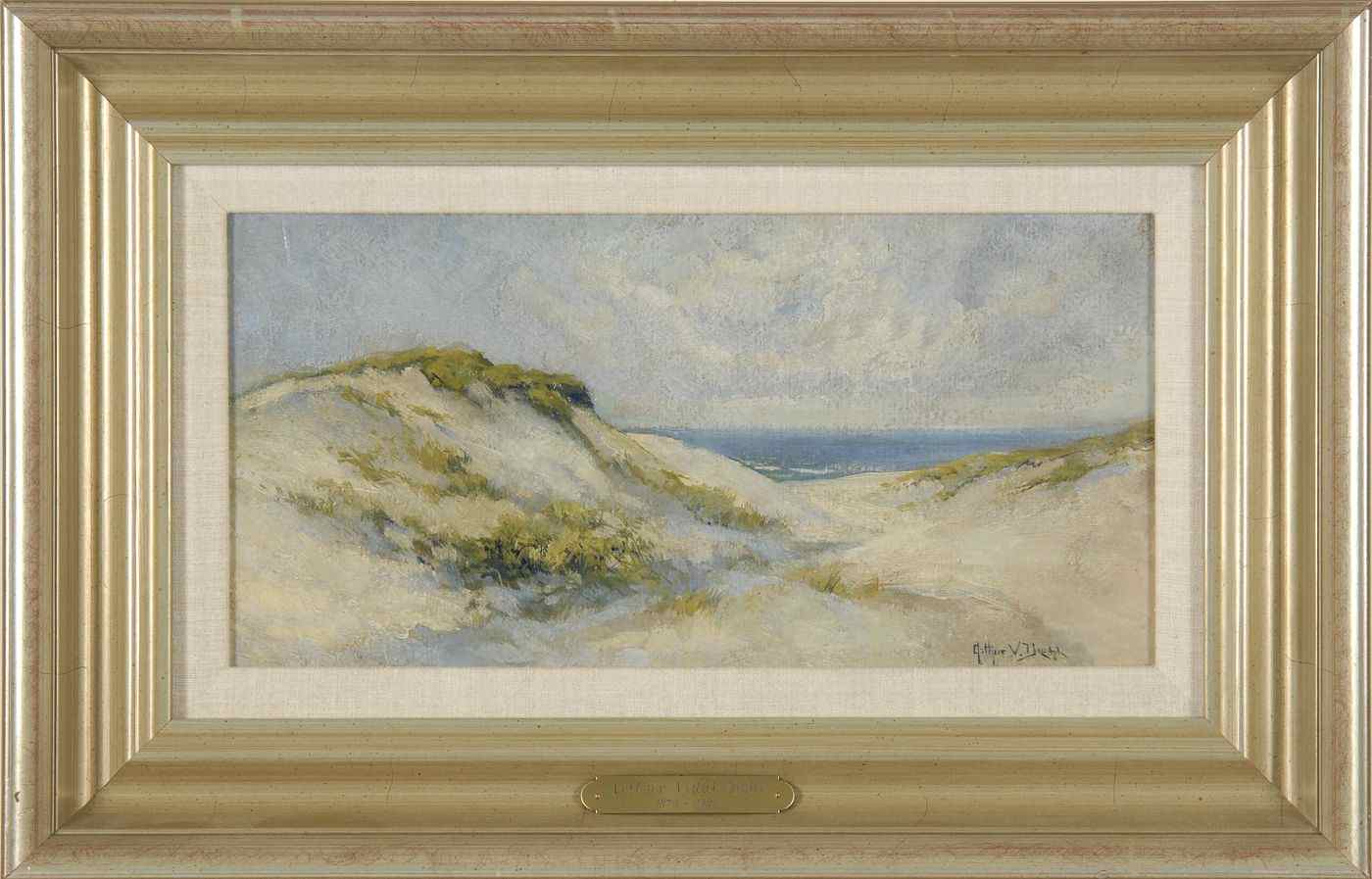 Appraisal: ARTHUR VIDAL DIEHLAmerican - Provincetown dunes Signed lower right Arthur