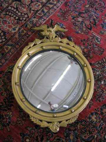 Appraisal: Bullseye Mirror eagle above '' diameter overall