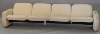 Appraisal: Herman Miller chiclet sofa Ray Wilkes designer contemporary four-seat upholstered