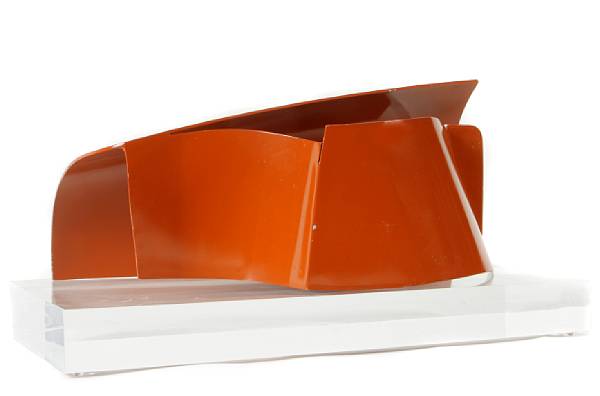 Appraisal: Robert Murray Canadian born Maquette for Kodiak c painted aluminum