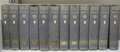 Appraisal: vols Hakluyt Richard The Principle Navigations Voyages Traffiques Discoveries of