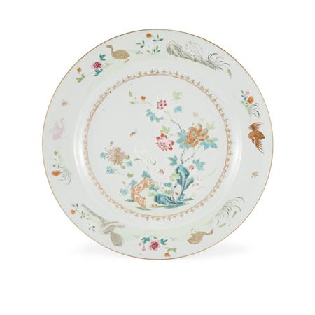 Appraisal: Chinese Export Famille Rose Porcelain Charger Estimate -