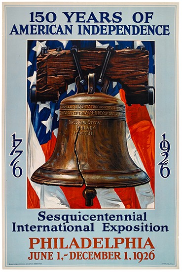 Appraisal: DAN SMITH - SESQUICENTENNIAL INTERNATIONAL EXHIBITION PHILADELPHIA Group of posters