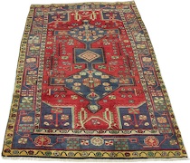 Appraisal: A Persian Kazak Carpet circa th Century Wool on cotton