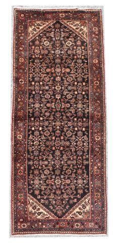 Appraisal: Hand-tied Persian Bijar runner approx ' l ' w