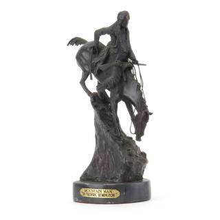 Appraisal: After Frederic Remington American - Mountain Man Bronze Sculpture on