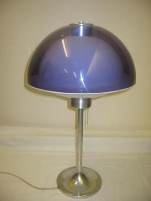 Appraisal: A ROBERT WELCH LUMATRON LAMP in aluminium and plastic with