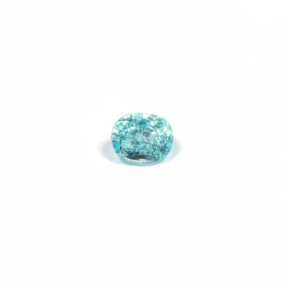 Appraisal: UNMOUNTED PARAIBA TOURMALINE Oval fine light-blue Paraiba tourmaline of ct