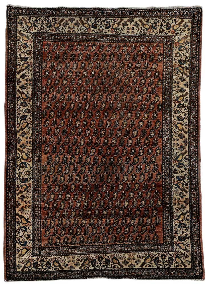 Appraisal: Kashan or Sarouk Ferahan Rug Persian th century finely woven