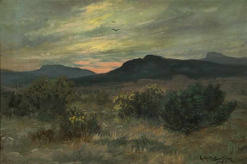 Appraisal: Ralph Davison Miller - Los Angeles CA Sunrise on the