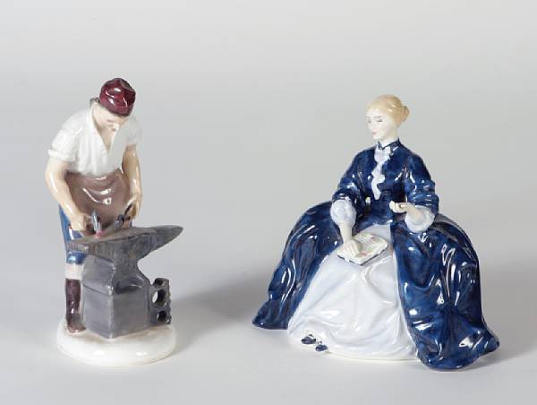 Appraisal: A group of four Royal Doulton figures comprising Laurianne HN