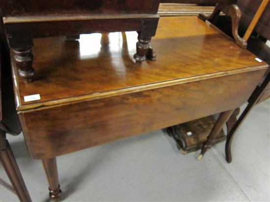 Appraisal: th century mahogany pembroke table