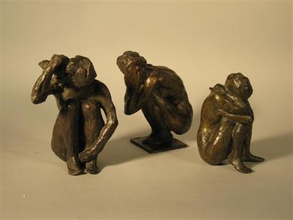 Appraisal: AMERICAN SCHOOL th century GROUP OF THREE FEMALE NUDES Two