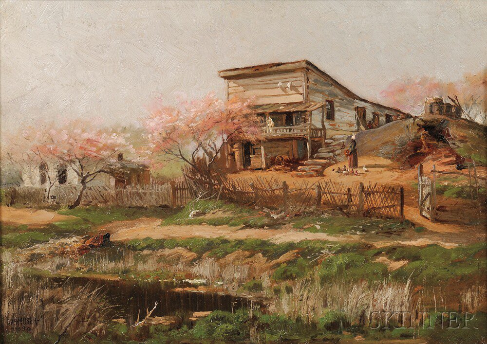 Appraisal: James Henry Moser American - The Flats Washington D C