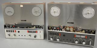 Appraisal: Two Revox A- Reel to Reel tape recorder player