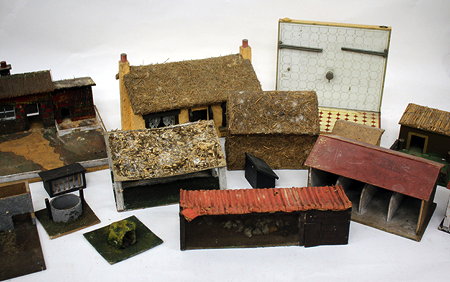 Appraisal: A QUANTITY OF SCRATCH BUILT COTTAGES AND FARM BUILDINGS for