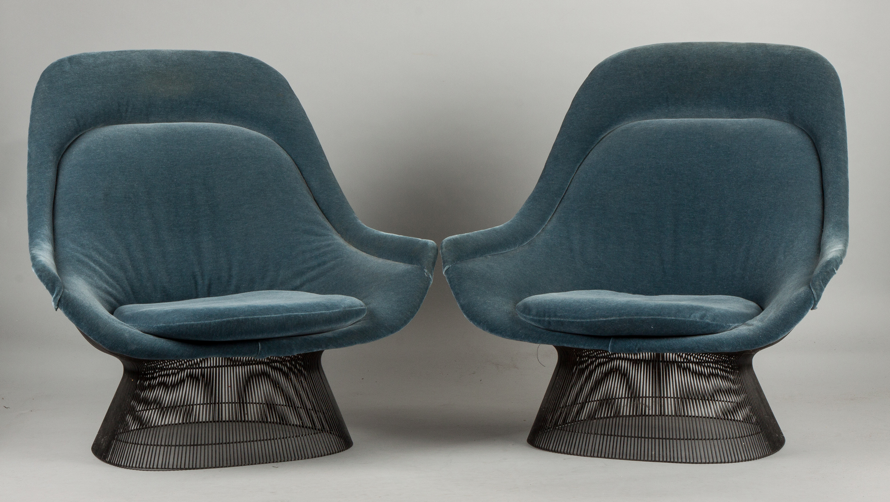 Appraisal: Warren Platner for Knoll Pair of Lounge Chairs Model Easy