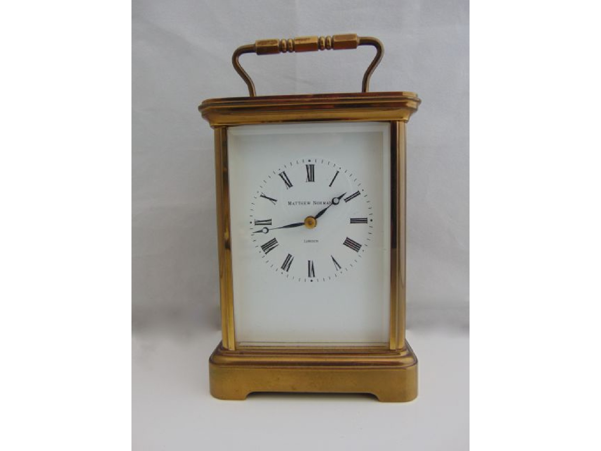 Appraisal: A good quality carriage clock by Matthew Norman with eight