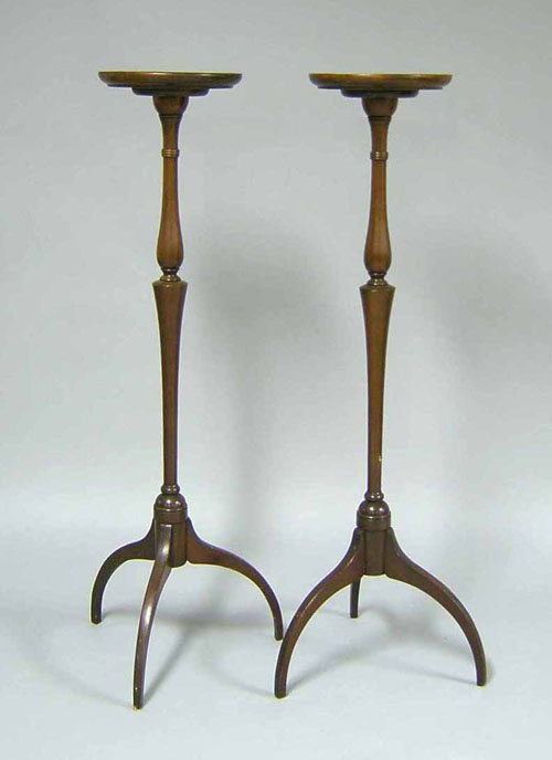 Appraisal: Pair of mahogany ferniers by Imperial h w Provenance The