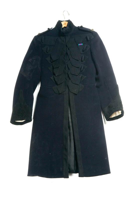 Appraisal: HOUSEHOLD CAVALRY OFFICER'S FROCK COAT Cold War-era heavy wool nicely