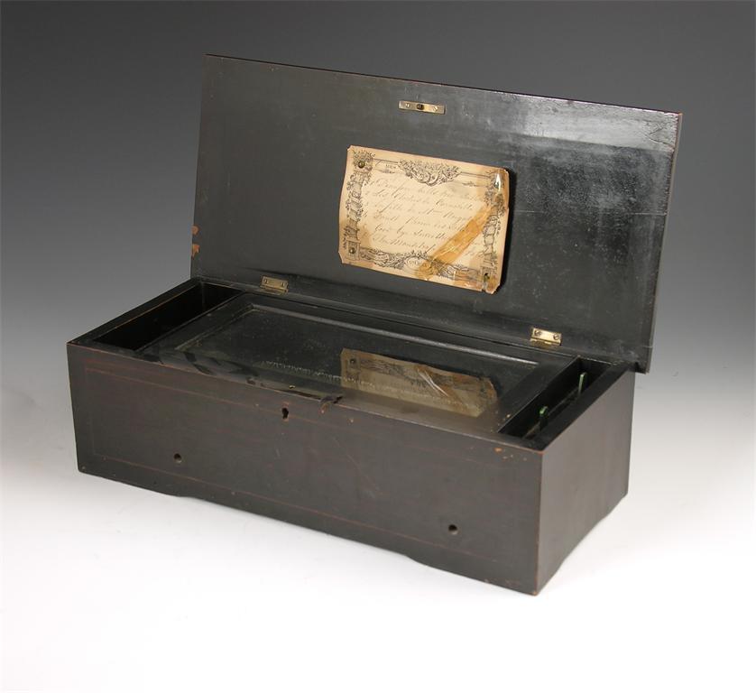 Appraisal: A Swiss musical box