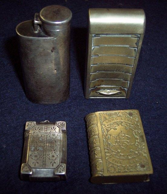 Appraisal: A late Victorian silver mounted cigarette lighter with Birmingham hallmarks