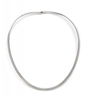 Appraisal: A Sterling Silver Collar Necklace dwts A Sterling Silver Collar