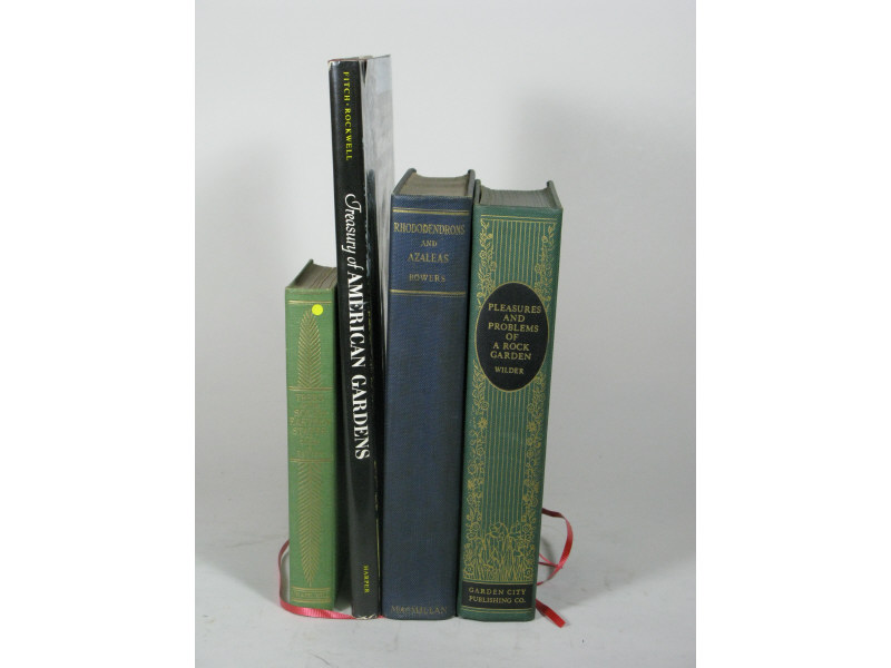 Appraisal: Four Vintage Gardening Books as follows Wilder Louise Beebe Pleasures