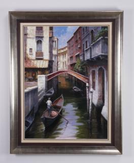 Appraisal: D S Kim signed O c Venice scene h th