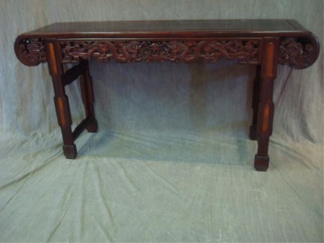 Appraisal: Asian style altar table Dimensions long x deep x high