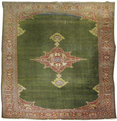 Appraisal: A Ziegler carpet Arak Sultanabad north west Persia with a