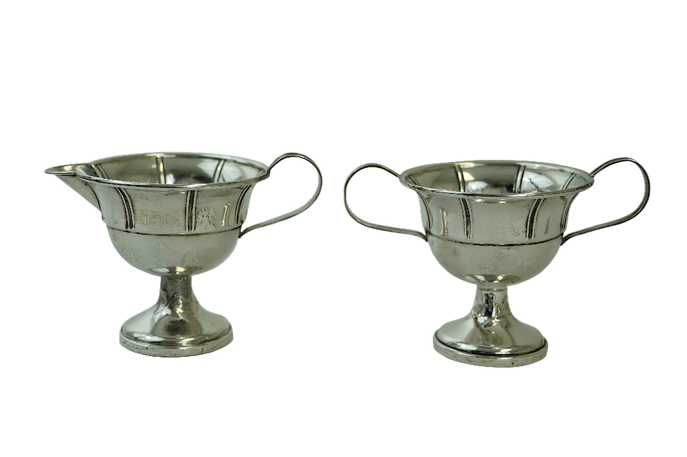 Appraisal: Sterling Silver Cream Sugar Sterling Silver Cream and Sugar Set